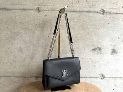 LOUIS VUITTON Soft Calfskin Mylockme Chain Bag BB