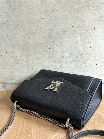 LOUIS VUITTON Soft Calfskin Mylockme Chain Bag BB