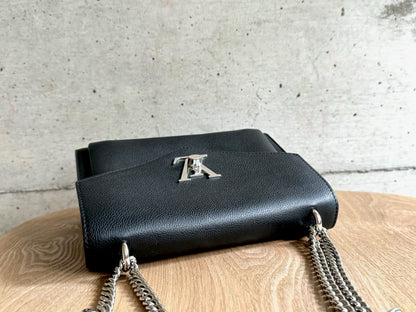 LOUIS VUITTON Soft Calfskin Mylockme Chain Bag BB